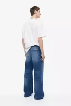 Свободные джинсы bootcut H&M, синий
