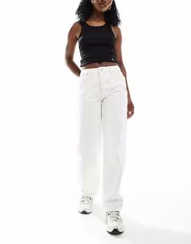 Свободные джинсы Calvin Klein Jeans 90-х годов белого цвета