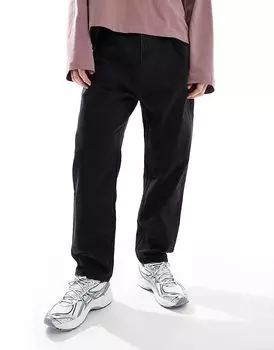 Свободные джинсы черного цвета Bershka