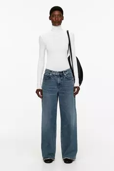 Свободные джинсы Cloud с низкой посадкой Arket, синий