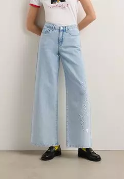 Свободные джинсы DISNEY WIDE LEG PANTS KARL LAGERFELD, цвет Light Blue Denim