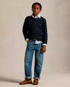 Свободные джинсы для мальчиков Lynwood Polo Ralph Lauren, синий