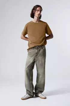 Свободные джинсы галактика Weekday, серый