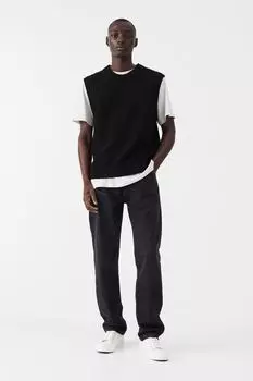 Свободные джинсы H&amp;M, черный