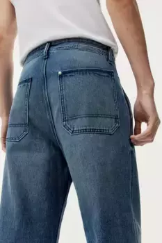 Свободные джинсы H&M, синий