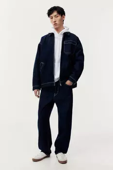 Свободные джинсы H&M, синий