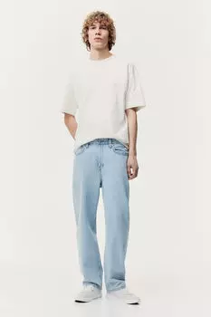 Свободные джинсы H&M, синий