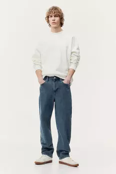 Свободные джинсы H&M, синий