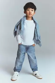 Свободные джинсы H&M, синий