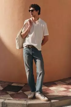 Свободные джинсы H&M, синий