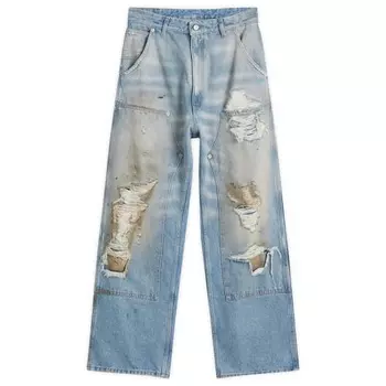 Свободные джинсы Mm6 Maison Margiela, синий