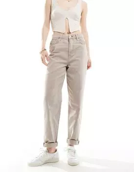 Свободные джинсы нейтрального цвета для мамы ASOS DESIGN