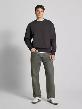 Свободные джинсы прямого кроя с пятью карманами, модель «565» Levi's, темно-серый