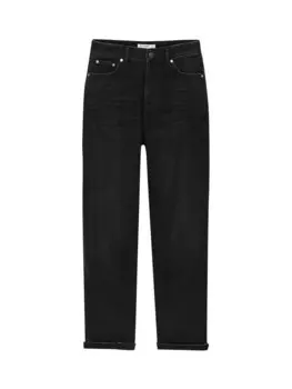 Свободные джинсы Pull&Bear, черный