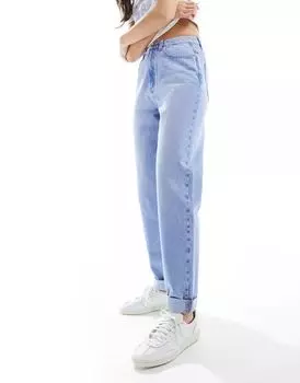 Свободные джинсы ярко-синего цвета ASOS