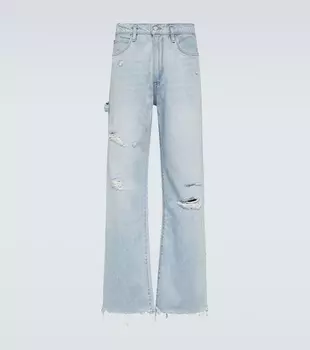 Свободные джинсы с низкой посадкой Erl, синий