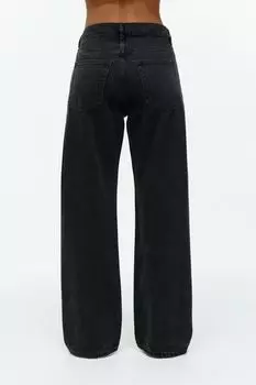 Свободные джинсы shore H&M, черный