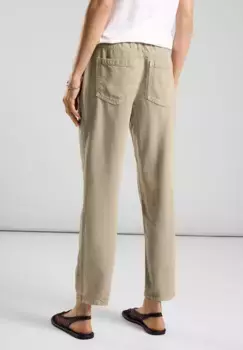 Свободные джинсы STREET ONE, завышенная талия, бежевый