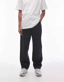 Свободные джинсы Topman темного оттенка