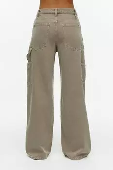 Свободные джинсы willow H&M, бежевый