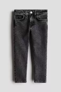 Свободные джинсы зауженного кроя H&M, серый