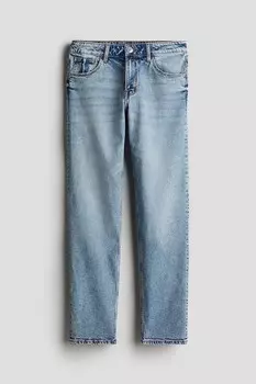Свободные джинсы зауженного кроя H&M, синий