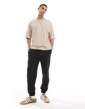 Свободные джоггеры с манжетами черного цвета Jack & Jones
