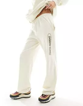 Свободные джоггеры с прямыми ногами Daisy Street в комбинезоне с принтом «Pacific Academy»