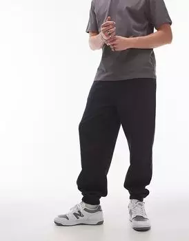 Свободные джоггеры темно-синего цвета Topman