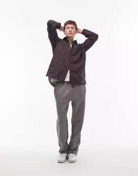 Свободные джоггеры Topman угольного цвета