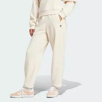 Свободные флисовые джоггеры Essentials Adidas, цвет Wonder White