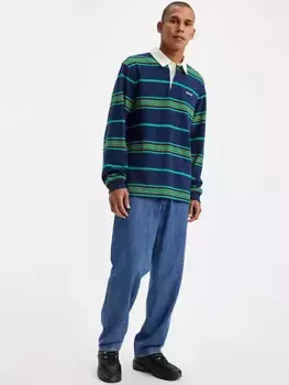 Свободные легкие мужские джинсы 568 Levi's, цвет Tailored Scholar - Medium Wash - Non-Stretch