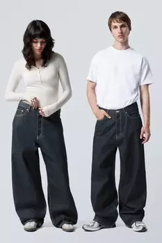 Свободные мешковатые джинсы astro Weekday, синий