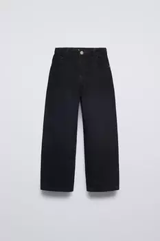 Свободные мешковатые джинсы ZARA, черный