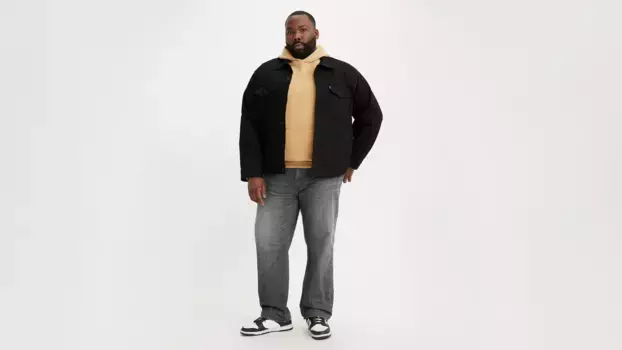 Свободные мужские джинсы прямого кроя 559 (большие и высокие) Levi's, черный