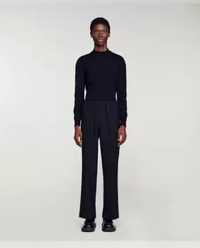 Свободные мужские классические брюки Sandro, черный