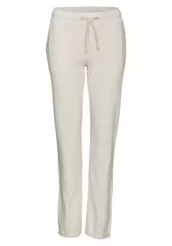Свободные пижамные брюки LASCANA, натуральный белый
