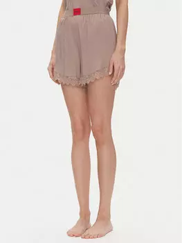 Свободные пижамные шорты Red Label Lace_Short 50531629 Hugo, коричневый