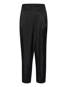 Свободные плиссированные брюки Cream Starey, черный