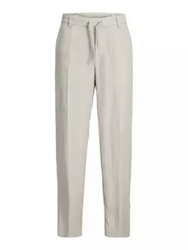Свободные плиссированные брюки JACK & JONES JPSTKarl Skye, светло-серый