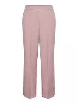 Свободные плиссированные брюки PIECES NEVA, темно-розовый