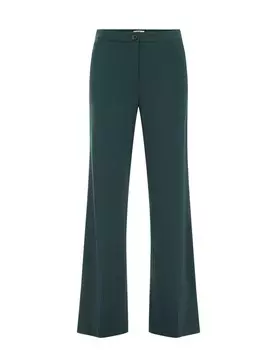 Свободные плиссированные брюки WE Fashion, зеленый