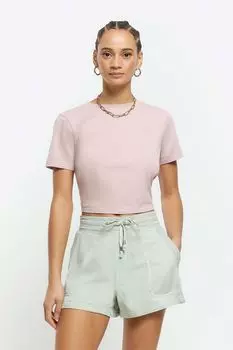 Свободные повседневные джинсовые шорты из лиоцелла River Island, зеленый