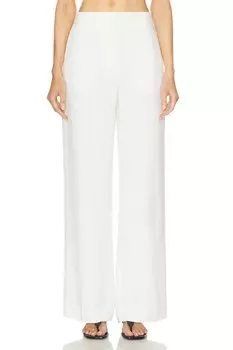 Свободные прямые брюки Toteme, белый