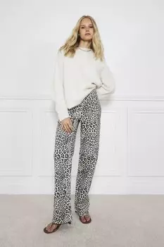 Свободные прямые джинсы Leaord с высокой посадкой River Island, коричневый