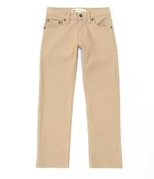 Свободные прямые джинсы Levi's Big Boys 8-20 514, бежевый