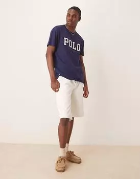 Свободные шорты Calvin Klein Jeans белого цвета