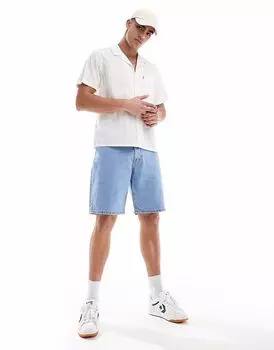 Свободные шорты Lee Asher светло-голубого цвета