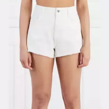 Свободные шорты высокая талия Patrizia Pepe, белый