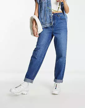 Свободные синие джинсы для мамы ASOS DESIGN